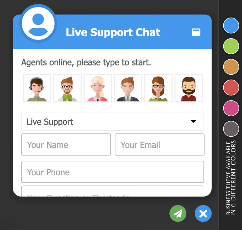 livechat design