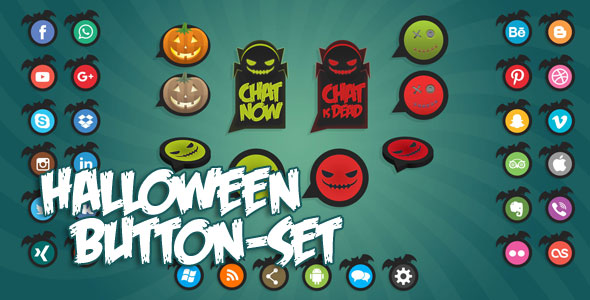 Halloween Live Chat Buttons