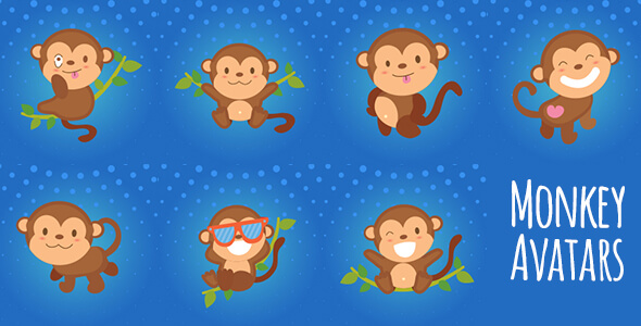 Live Chat Monkey Avatars
