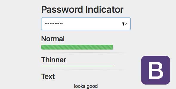 Password Indicator BS4